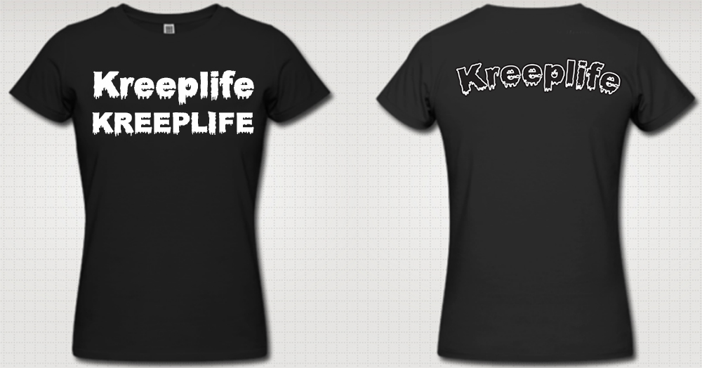 T-shirt front and back